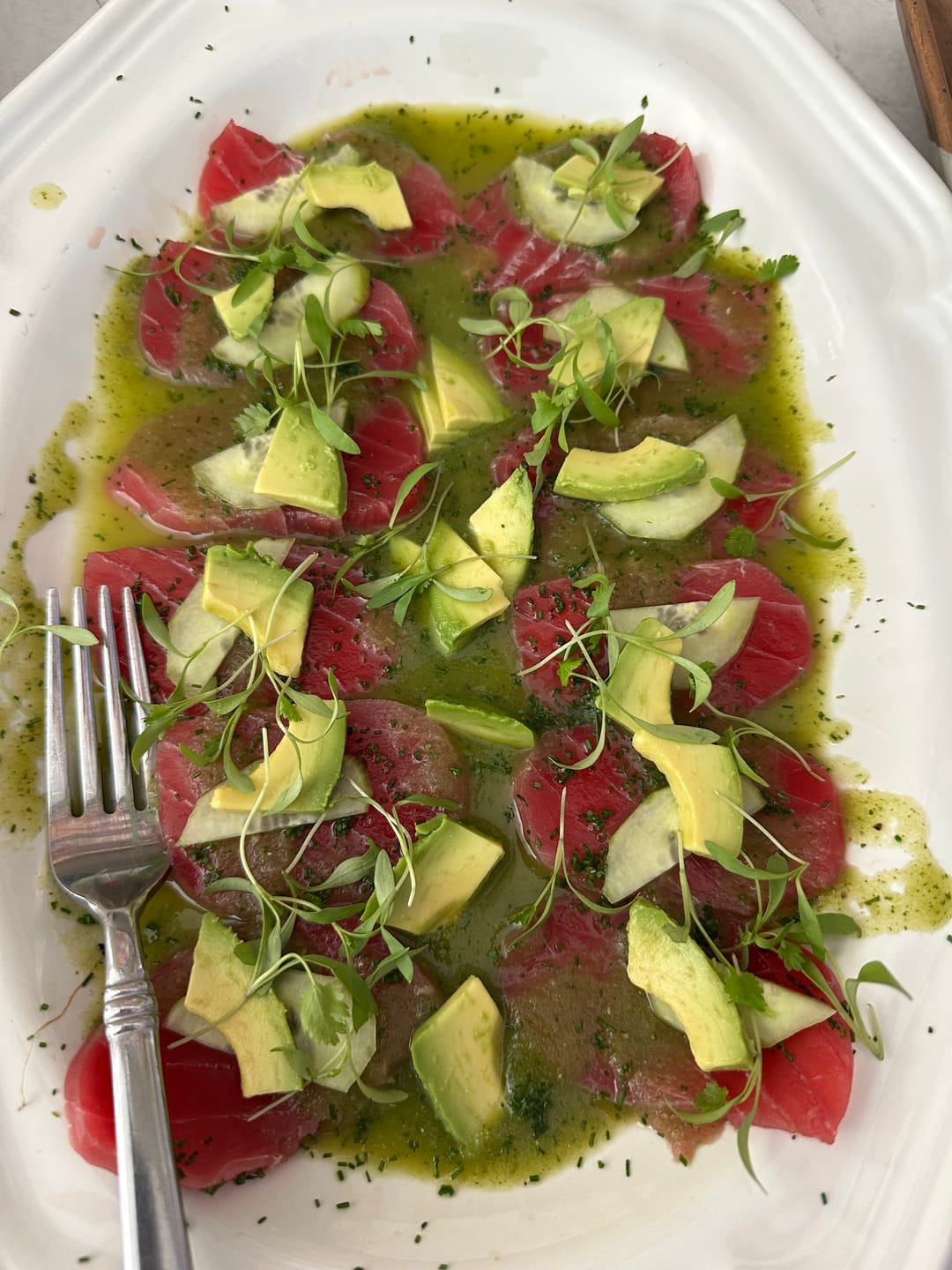 Customer photo review of Wild Bluefin Tuna Akami Saku Block - Sushi-Grade Lean Bluefin