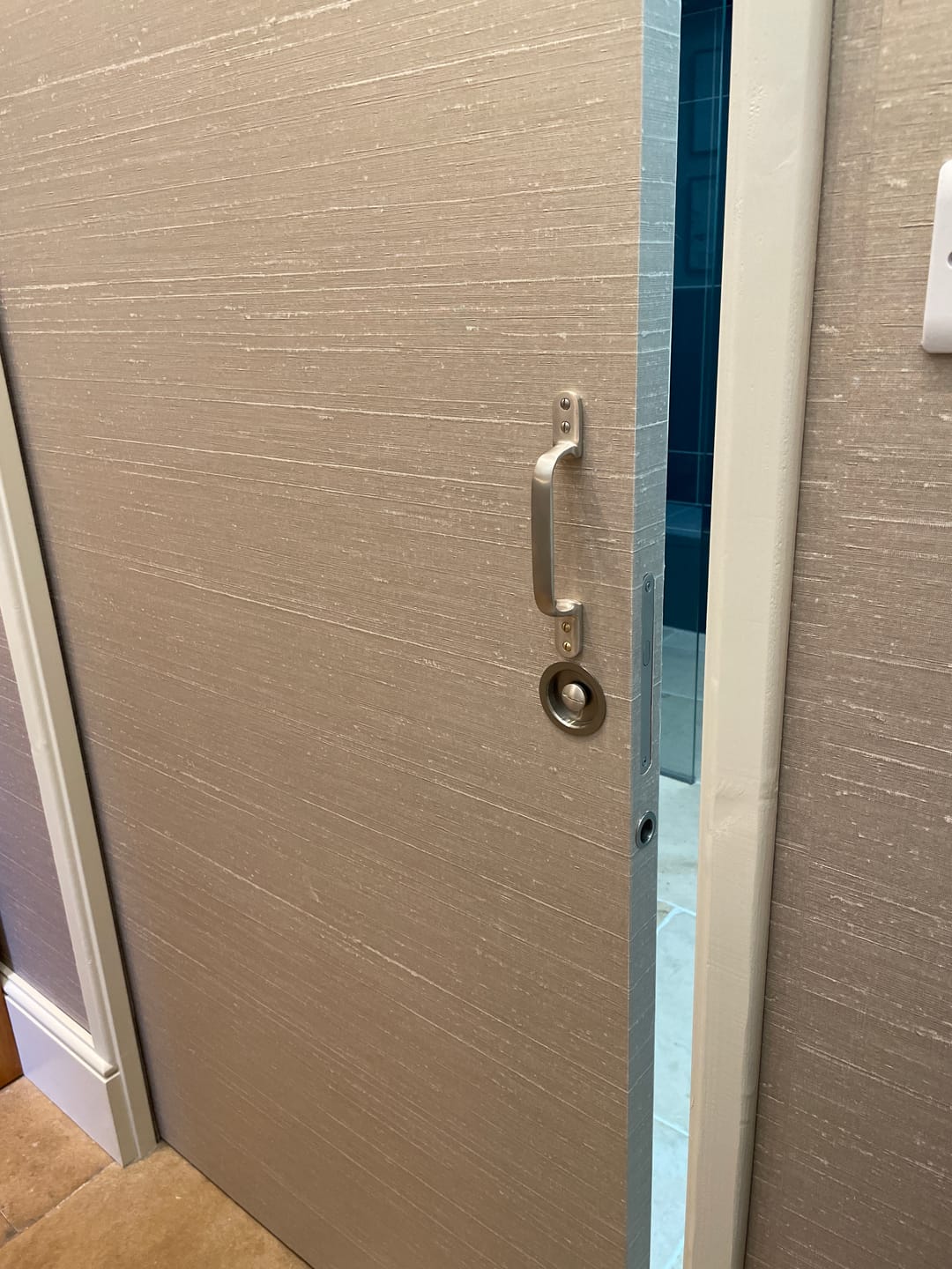 Customer photo review of Classic Satin Nickel Cupboard Handles