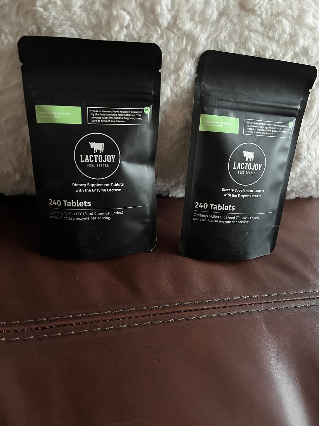 Customer photo review of LactoJoy Lactase Pills - 14.500 FCC - 240 pcs refill bag