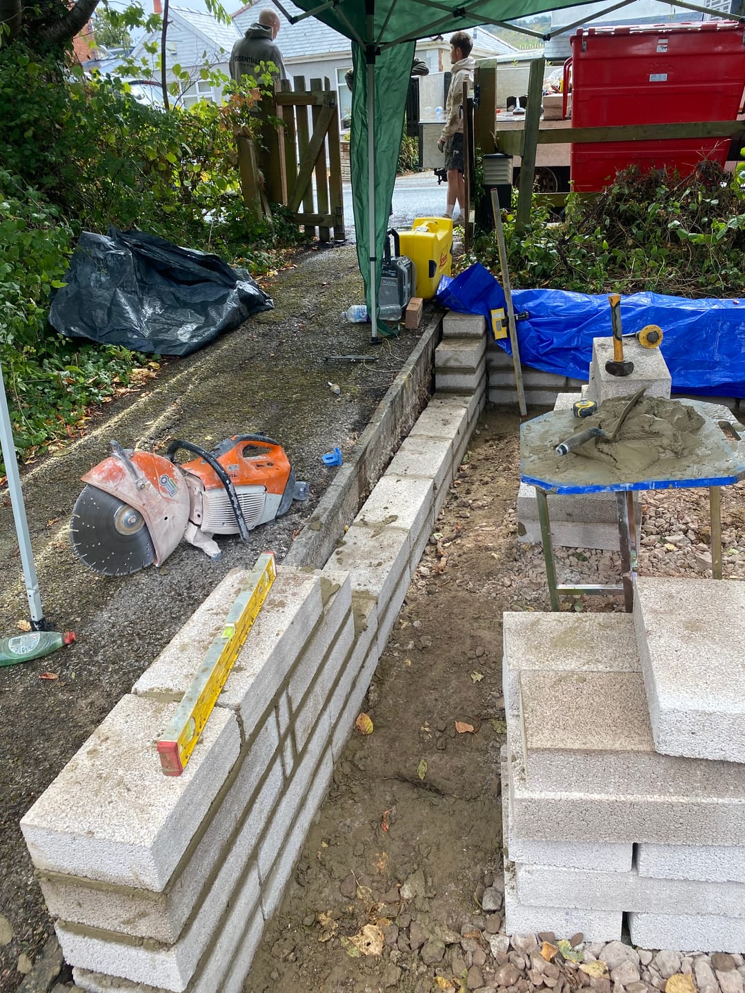 Customer photo review of Zinc Plated Mortar / Spot Board Stand - without feet