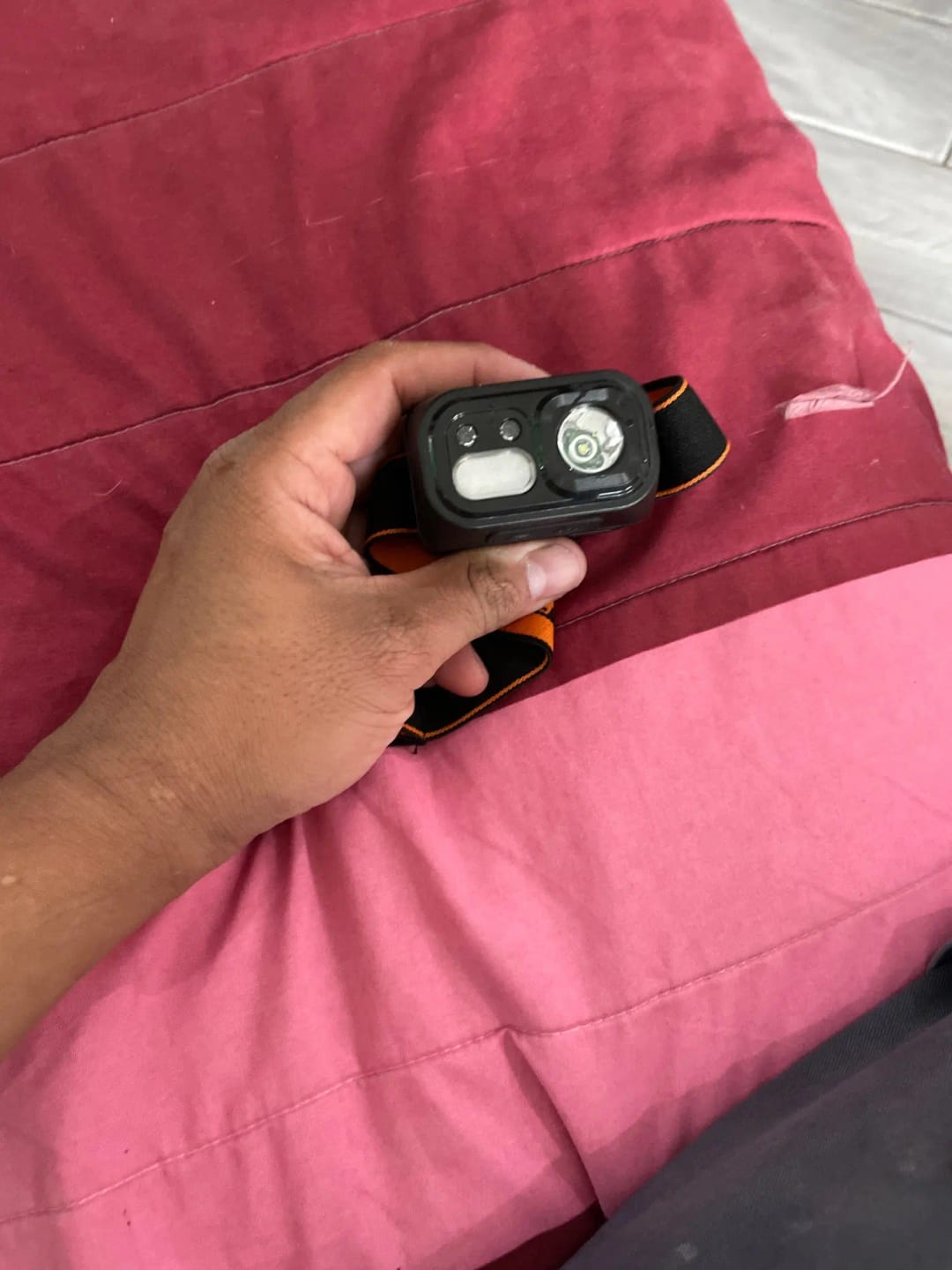 Customer photo review of Extrem Stirnlampe – Ultraleicht, Wiederaufladbar & Mit Bewegungssensor