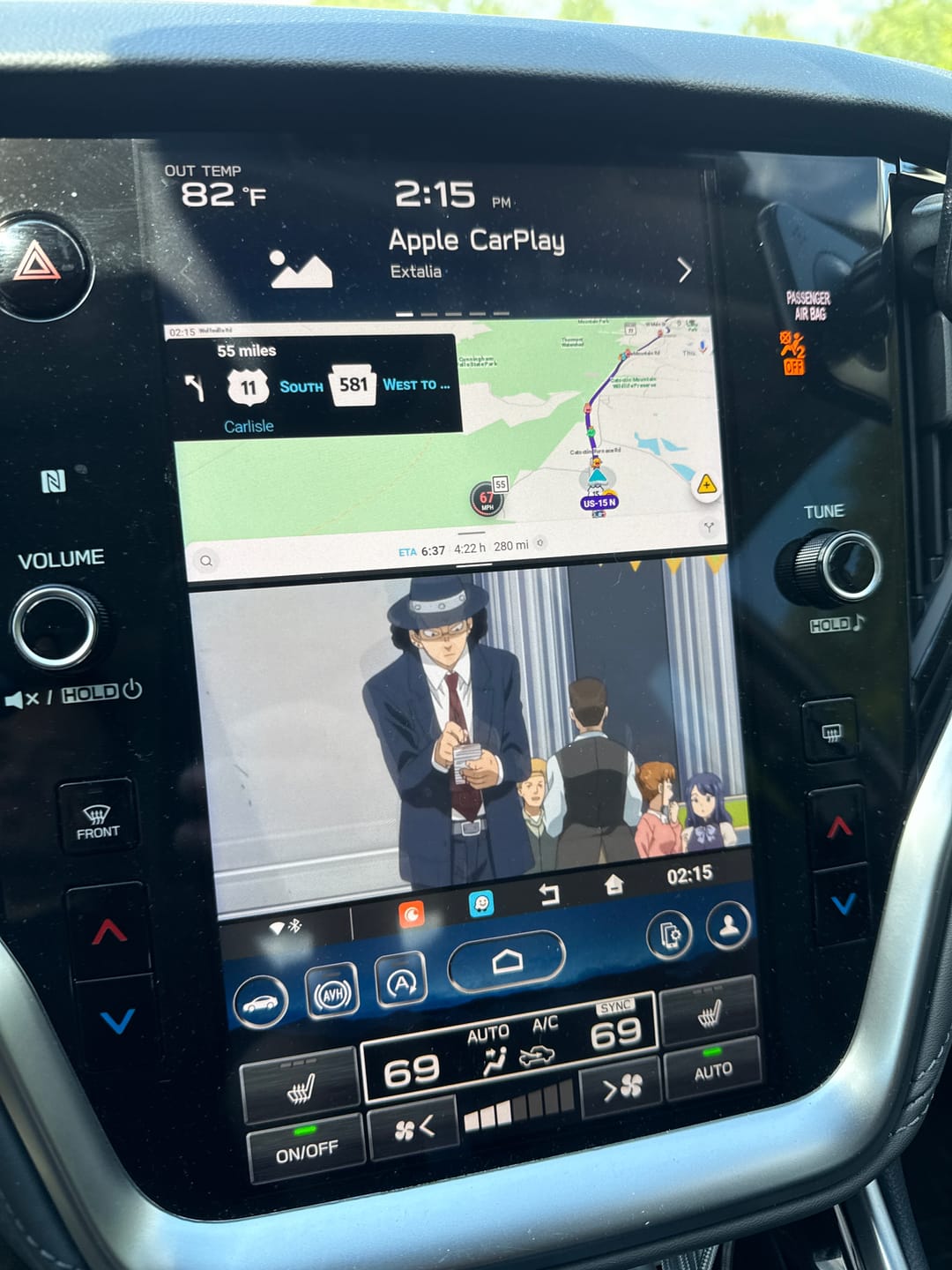 Customer photo review of App2Car WS - AI Box for Subaru 2024 and 2025 with  Wireless CarPlay, Upgrade to multimedia streaming Netflix YouTube and more