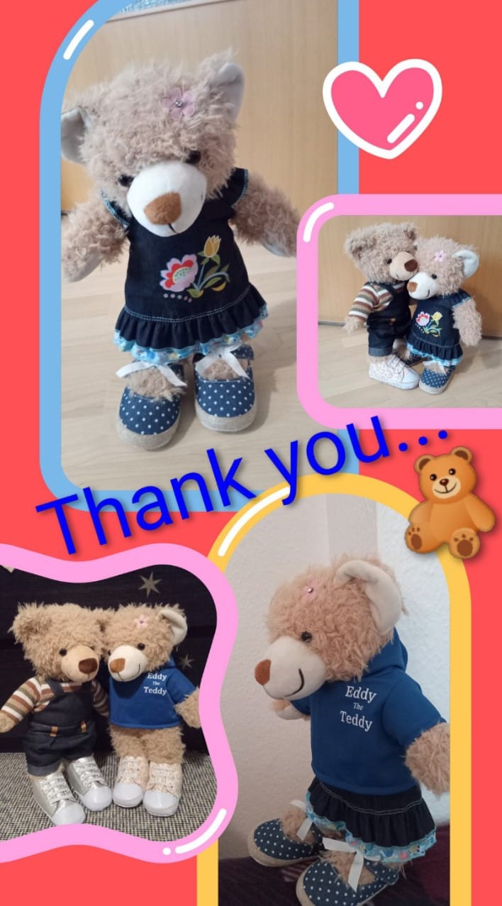 Customer photo review of Peggy The Teddy Bear