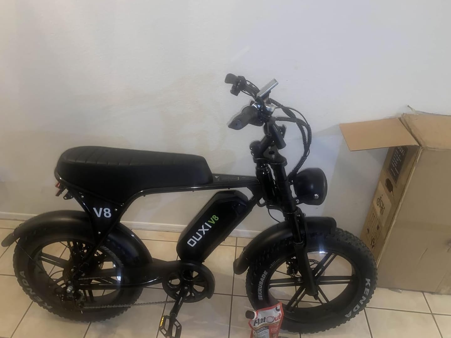 Customer photo review of OUXI V8 Mini Fat Tire Electric Bike
