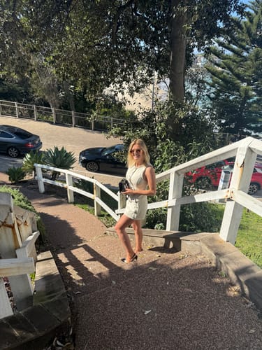 Customer photo review of Romy Pump Vinylite & Black Patent Leather