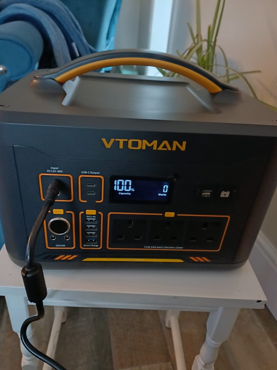 Customer photo review of VTOMAN Jump 2200 Portable Power Station