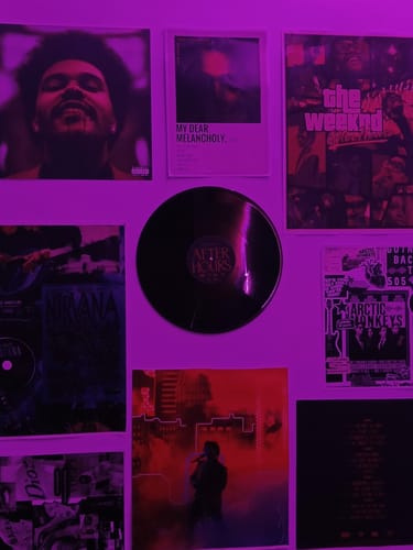 Customer photo review of VINYL RECORDS - THE WEEKND