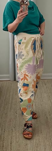 Customer photo review of MARKET PANTS | GARDEN MOSAIC