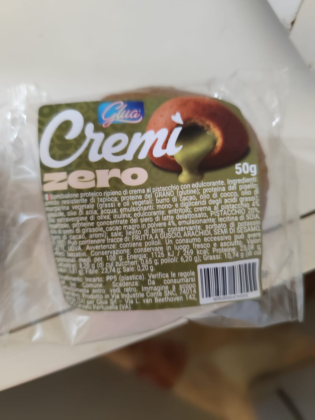 Customer photo review of Cremì Bombolone al pistacchio