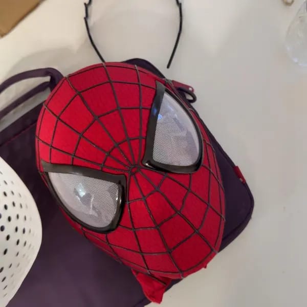 Customer photo review of Full-Head Shell Design! The Amazing Spider-Man 2 Mask