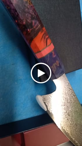 Customer video review of Damast Gyuto Messer