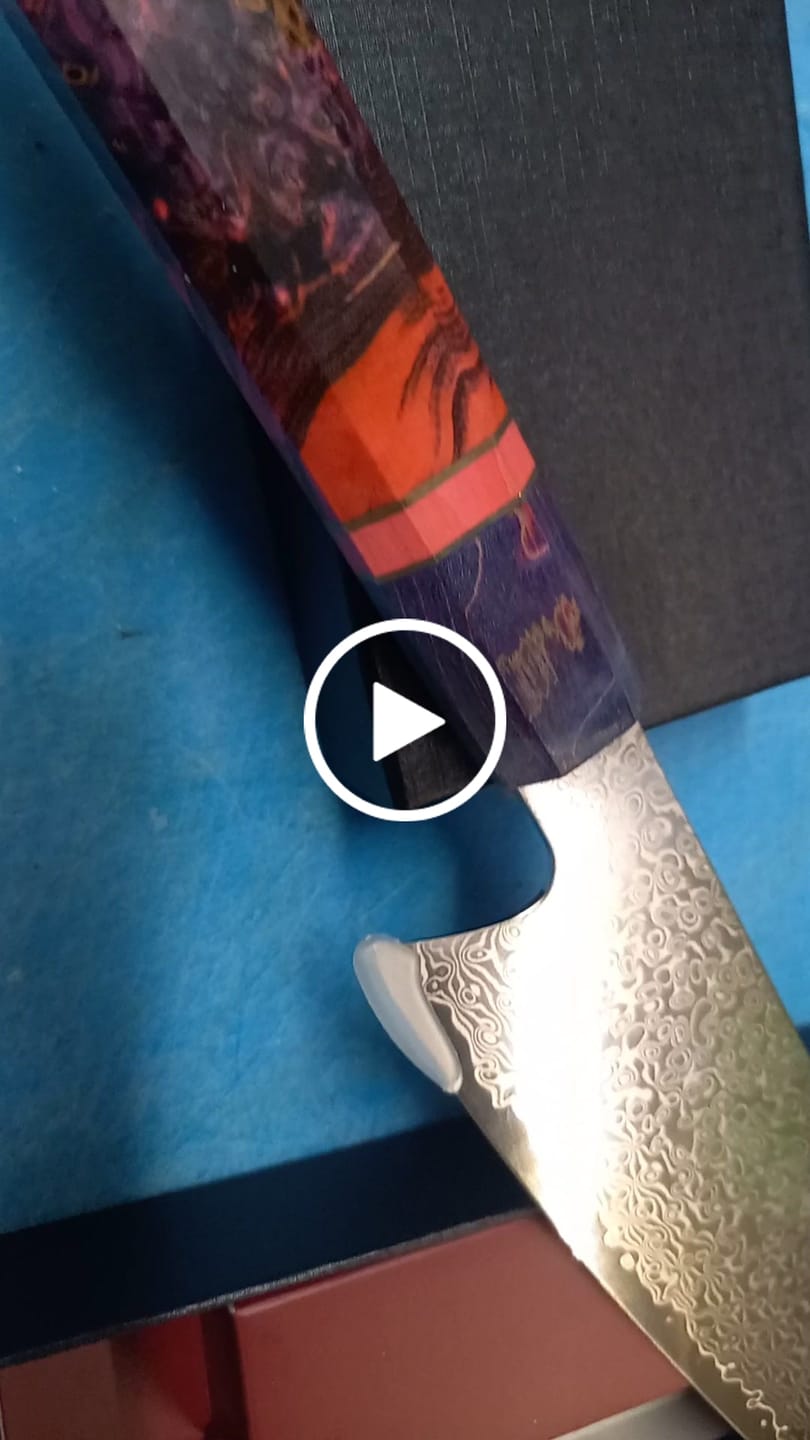 Customer video review of Damast Gyuto Messer