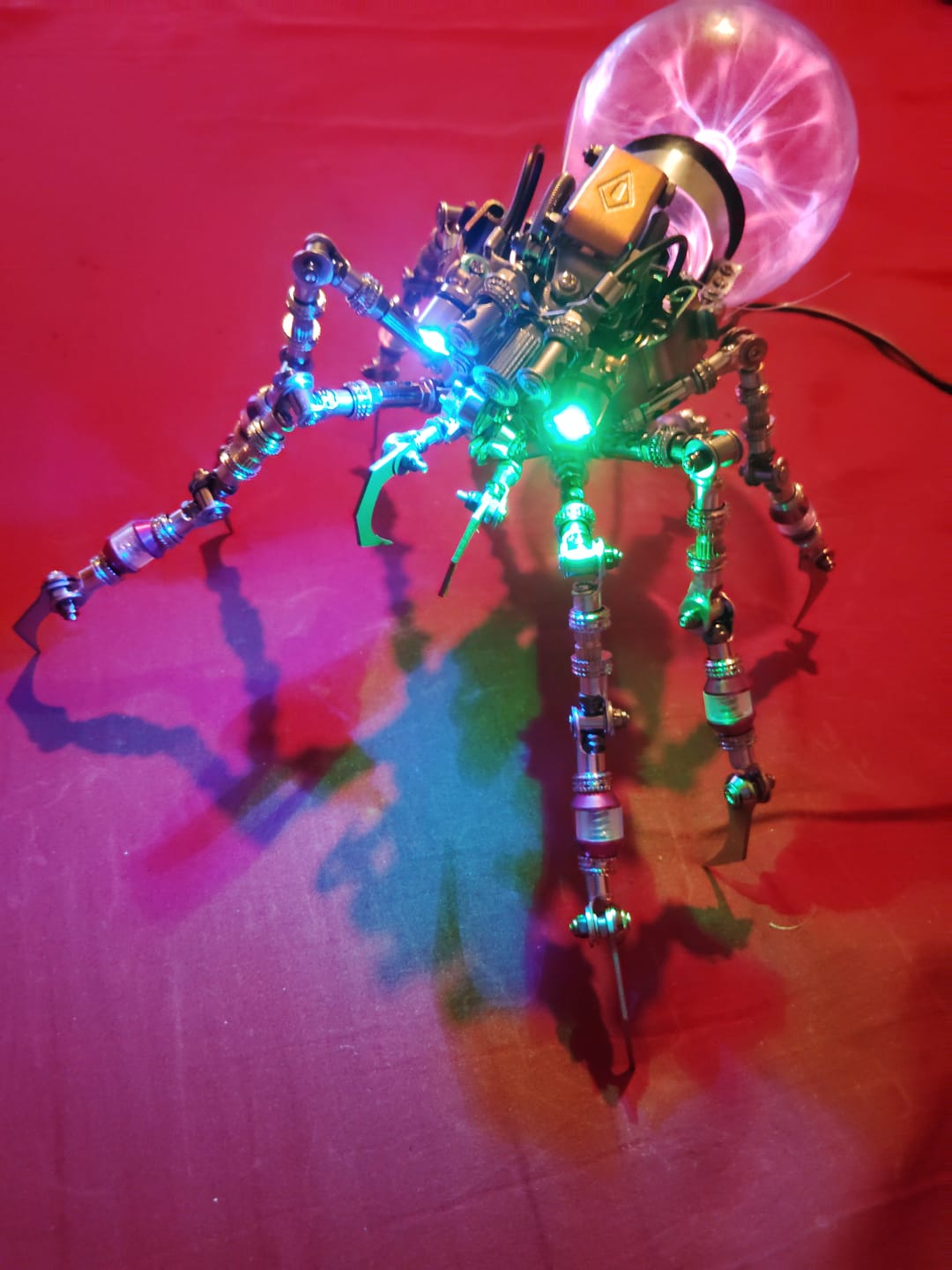 Customer photo review of Cyberpunk Plasma Ball Spider
