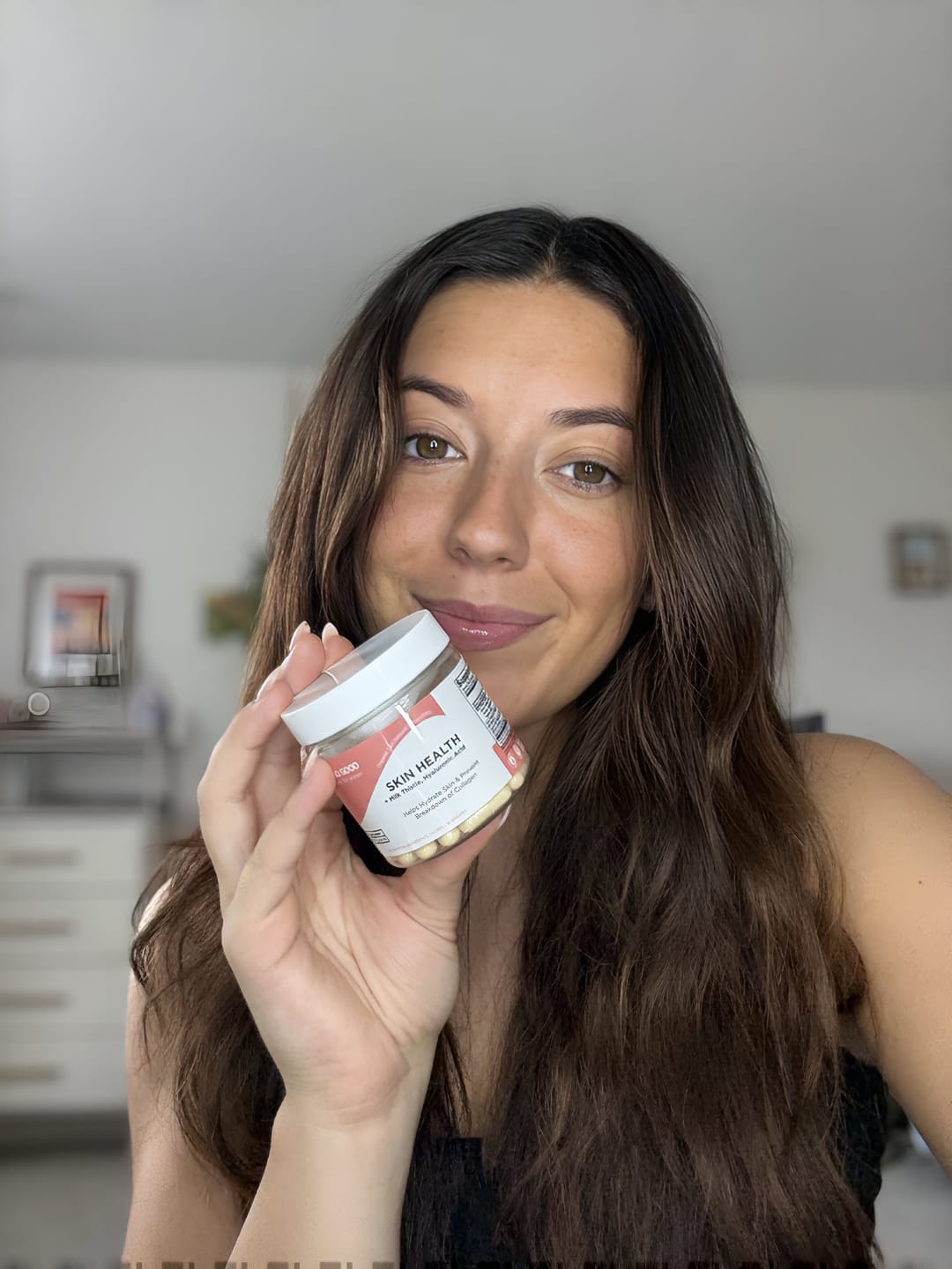 Customer photo review of SKIN HEALTH  with Milk Thistle + Hyaluronic Acid