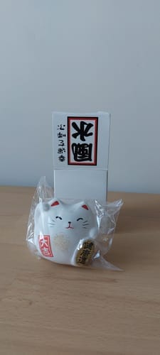 Customer photo review of Maneki Neko Rond Blanc