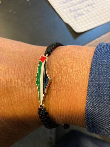 Customer photo review of Palestine Thread Bracelet
