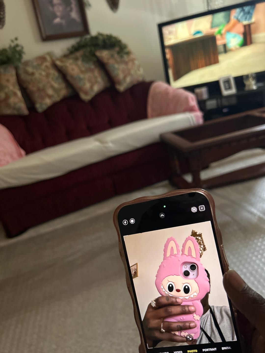 Customer photo review of LABUBU Figure Phone Case