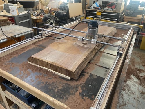 Customer photo review of Hardware Kit For Router Sled