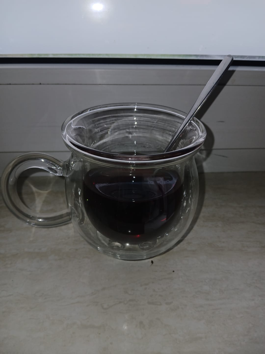 Customer photo review of Kessel Tasse aus Glas – Doppelwandig