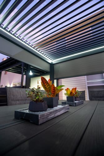 Customer photo review of SmartWings Motorized Matter Pergola Flexar Q3