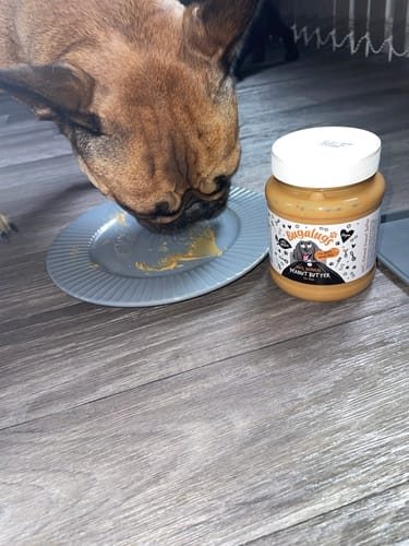 Customer photo review of 100% Natural Peanut Butter for Dogs