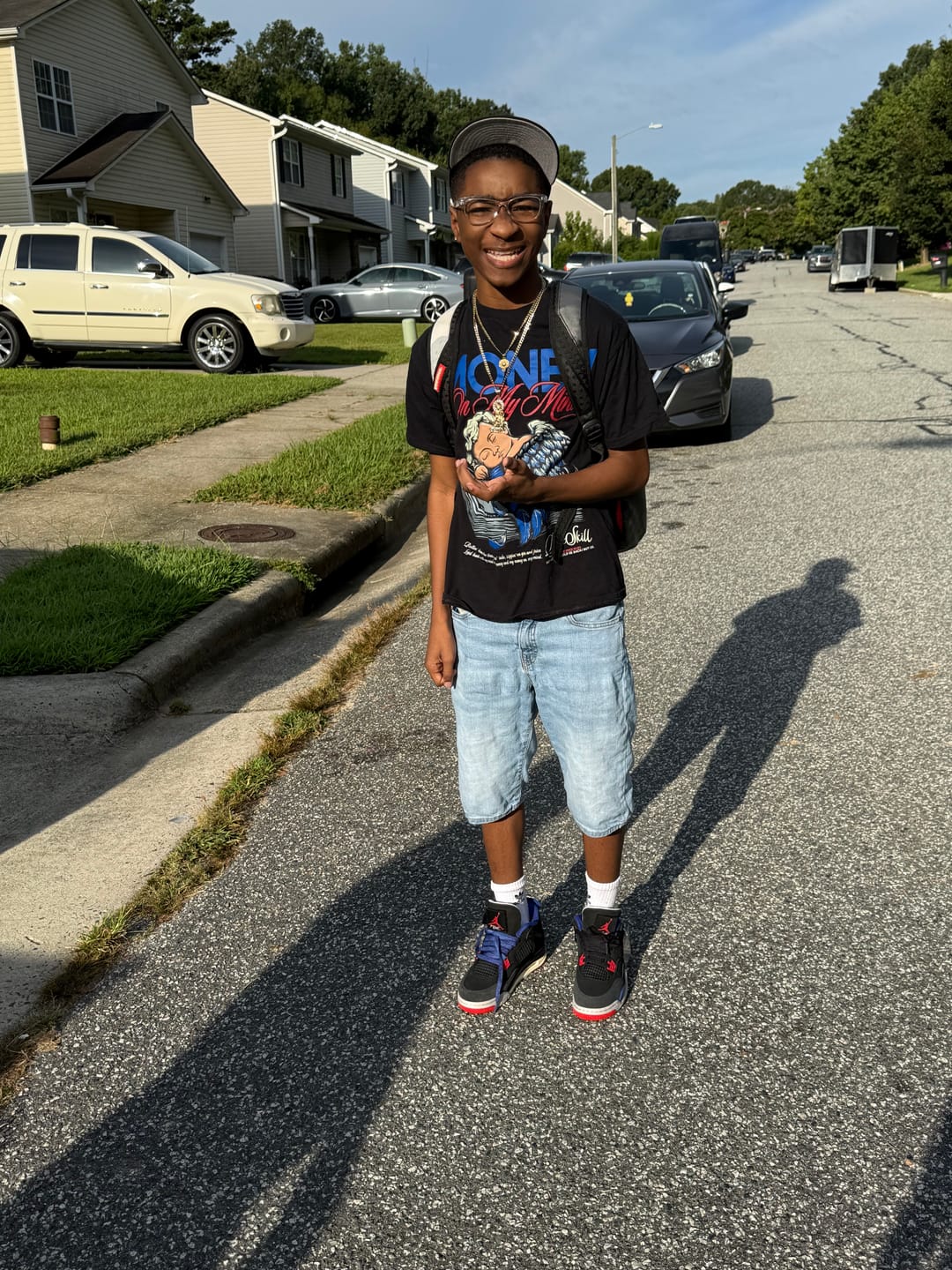 Customer photo review of Rare Air 4s DopeSkill T-Shirt MOMM Graphic