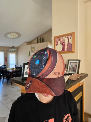 Customer photo review of Personalized Pilot Classic Cap, Personalized Gift for Pilot