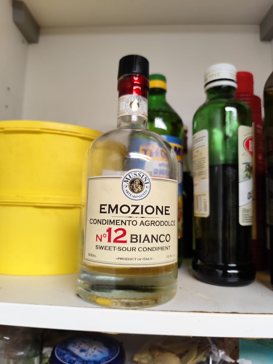 Customer photo review of Weißer Balsamicoessig aus Modena Emozione N°12, 0,5 L - Mussini