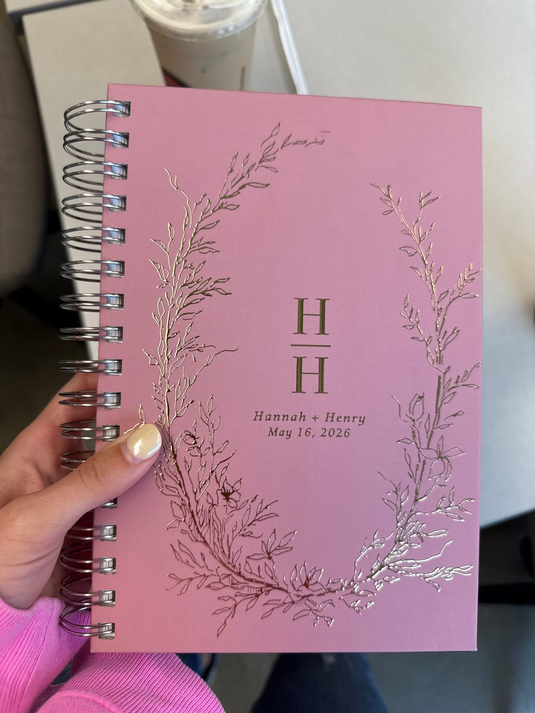Customer photo review of Floral Wedding Planner