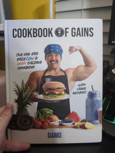Customer photo review of COOKBOOK OF GAINS - Physical Edition