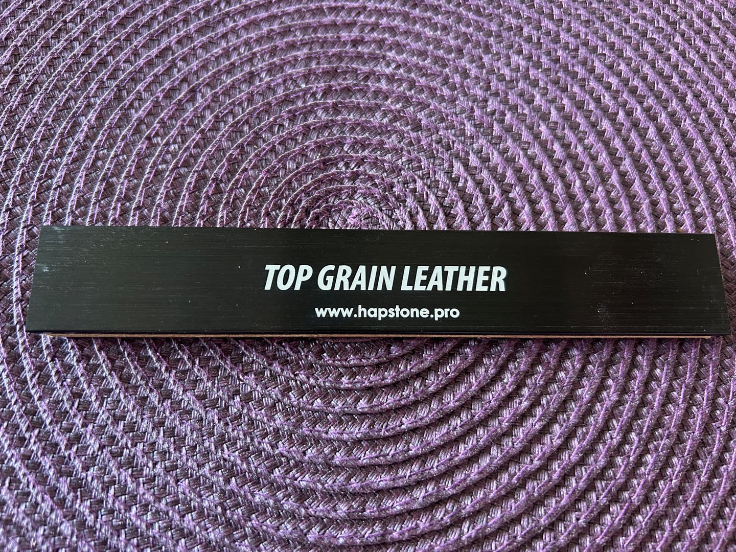Customer photo review of Top Grain Premium Cowhide leather strop