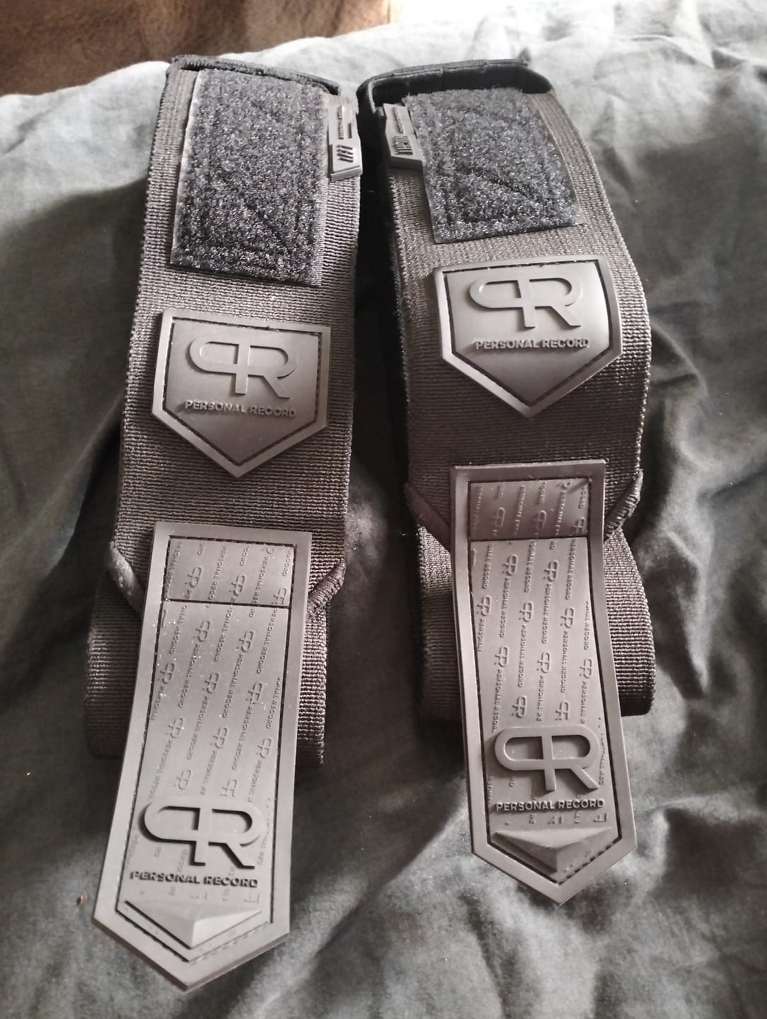 Customer photo review of PR Heavy Duty Premium Elbow Wraps - All Black