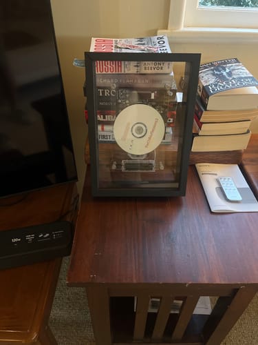Customer photo review of M1 Music Frame CD Player With Bluetooth