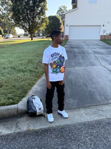 Customer photo review of Grape 5s DopeSkill T-Shirt SRSLY Study Graphic
