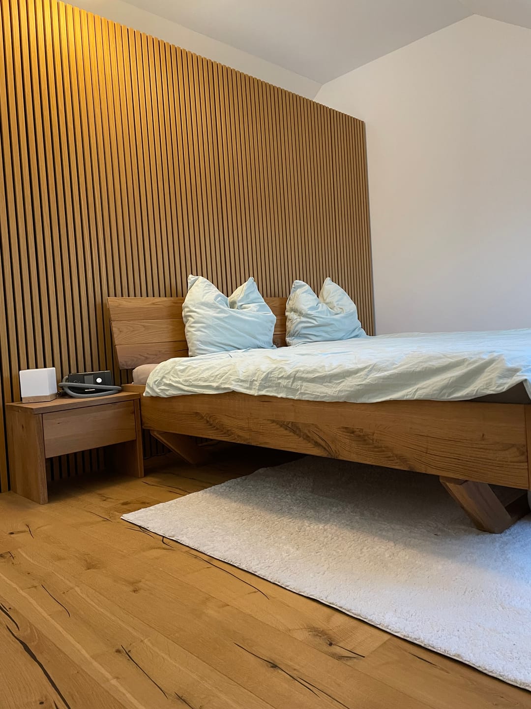 Customer photo review of Akustikpaneele Rustikale Eiche | 240 cm x 60 cm | Dreiseitiges Echtholzfurnier