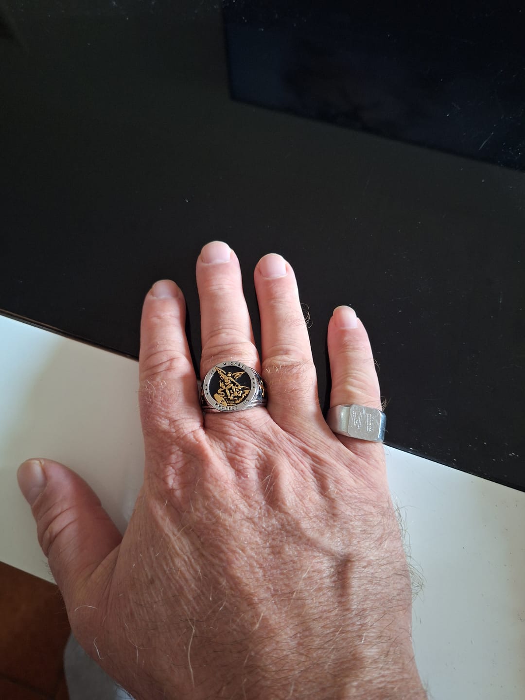 Customer photo review of Bague de l'Archange Michel