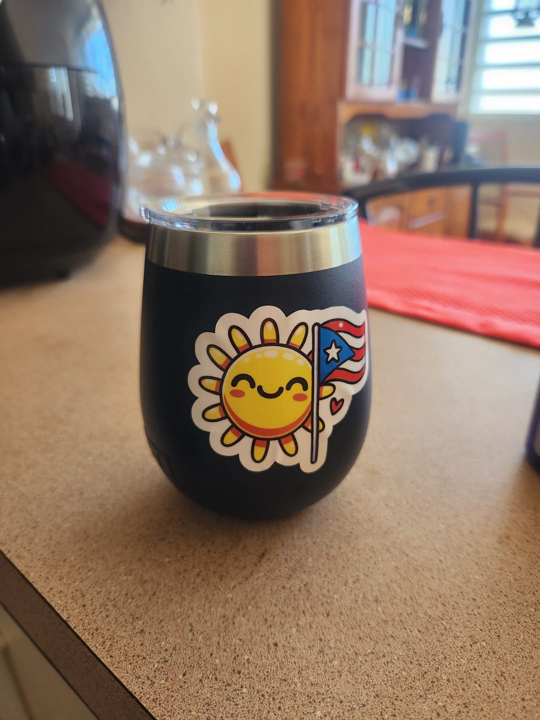 Customer photo review of Sol de Puerto Rico (Sticker Laminado)