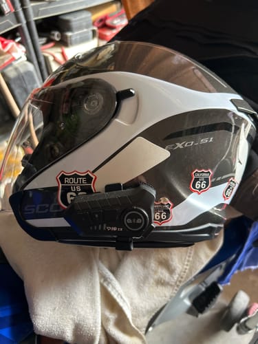 Customer photo review of Intercom Haut de Gamme Motarcom : Roulez Connecté et en Sécurité