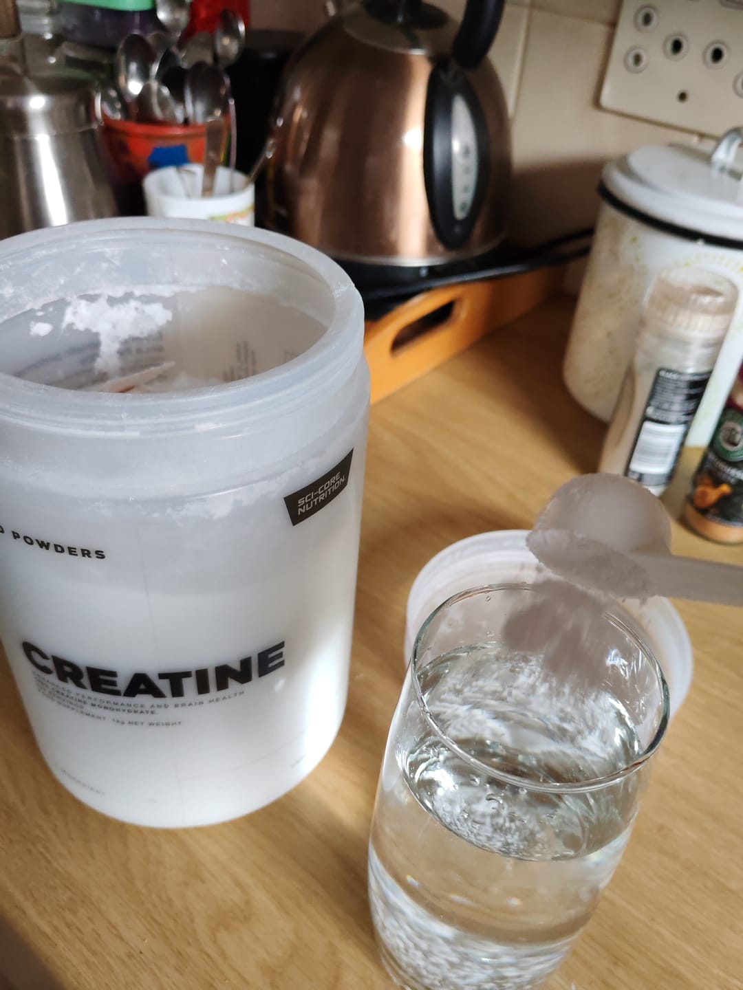 Customer photo review of NAKED CREATINE MONOHYDRATE - 200 Servings