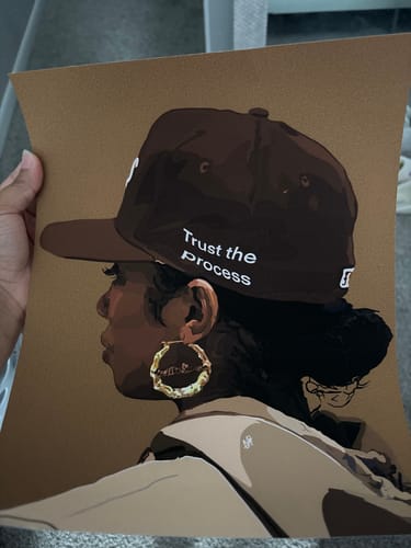 Customer photo review of Free Mystery Print (8x10)