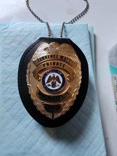 Customer photo review of Customizable Badge BA02
