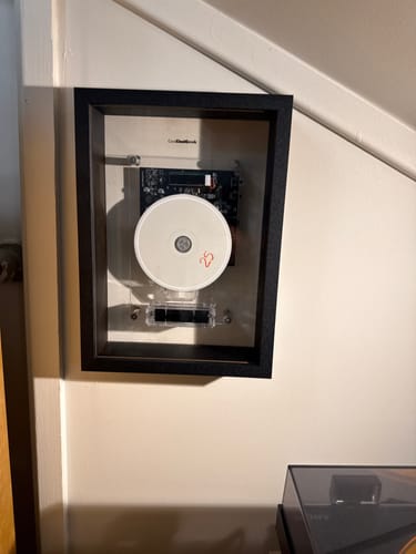 Customer photo review of M1 Music Frame CD Player With Bluetooth