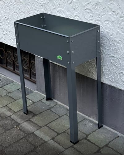 Customer photo review of Hochbeet "Freising L" aus verzinktem Metall B 60 x T 30 x H 80 cm