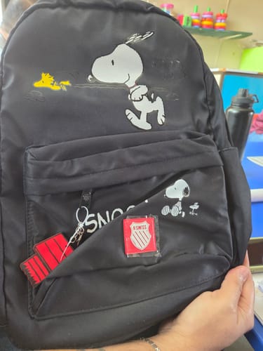 Customer photo review of Mochila Snoopy Run