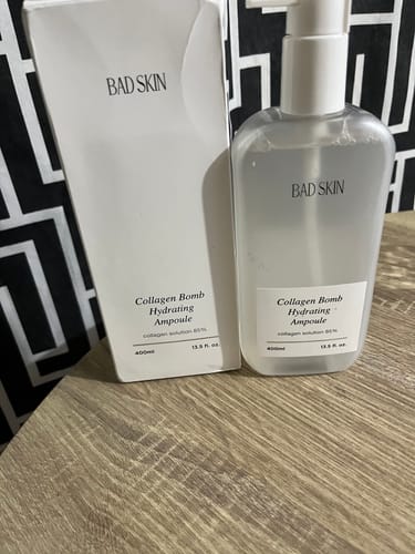 Customer photo review of Bad Skin™ Korean Collagen Bomb Hydrating Ampoule