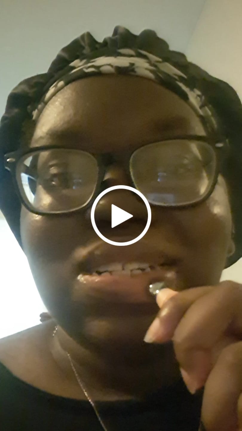 Customer video review of Lip Treatment