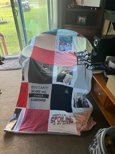 Customer photo review of Project Repat T-Shirt Quilt