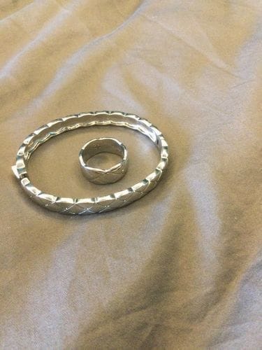 Customer photo review of CRUSH RING 10MM QUILTED