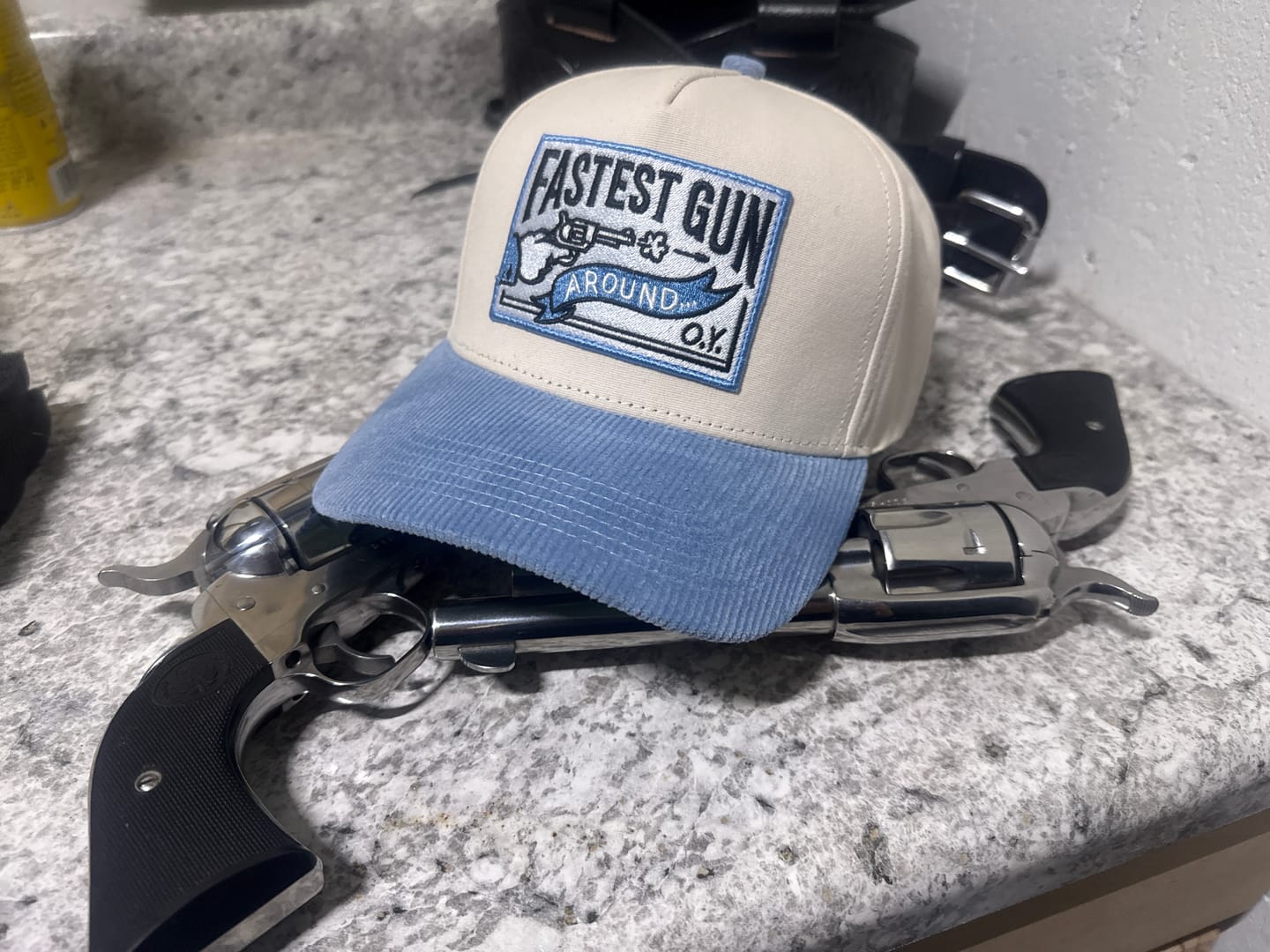 Customer photo review of Fastest Gun SnapBack
