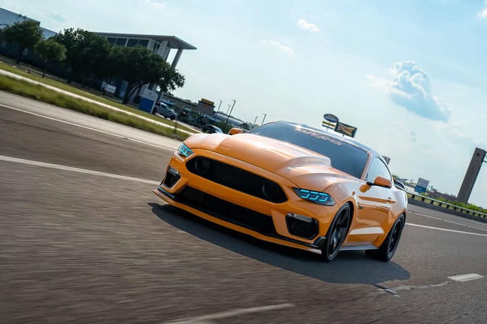 Customer photo review of 2015-2023 Ford Mustang Mach 1 Conversion Front Bumper Kit For S550